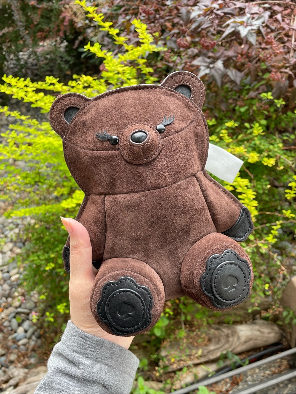 Kate spade Plush Brown Monsters Teddi Bear Mini Bag